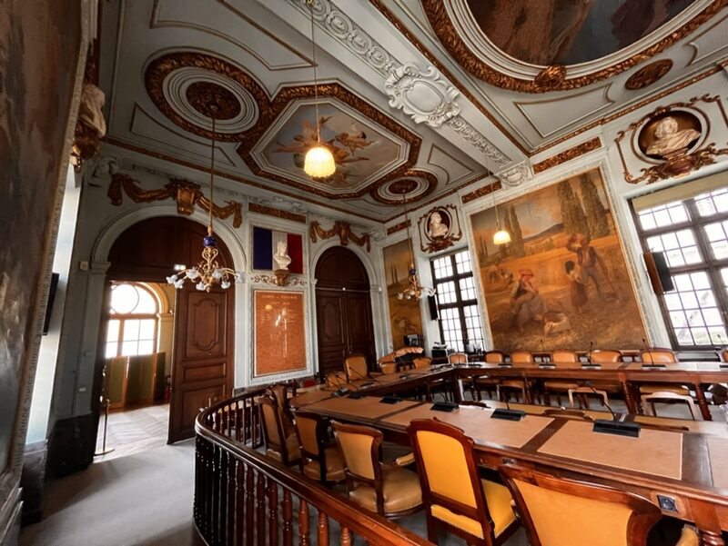 Der Ratssaal im Rathaus von Toulouse